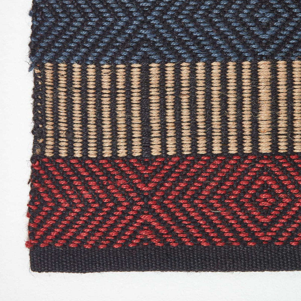 JUTETEPPICH Streifen-Muster 120/180 cm - Multicolor, Naturmaterialien (120/180cm) - Homescapes