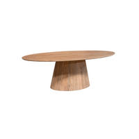 ESSTISCH Helena Oval 210 cm X 110 cm Natur - Naturfarben, Holz (110/210/76cm) - Villa Möbel