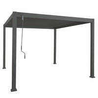 PERGOLA Anthrazit - Anthrazit, Metall (308/230/308cm) - MCW