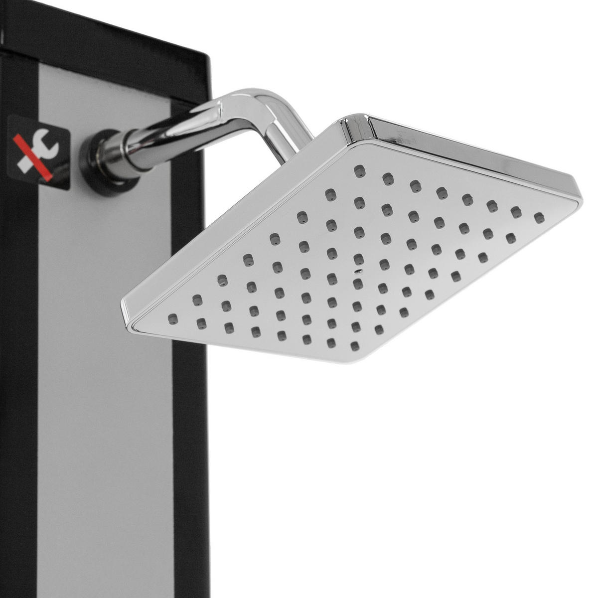 SOLARDUSCHE - Silberfarben, Kunststoff (20/217/50cm) - ML-DESIGN