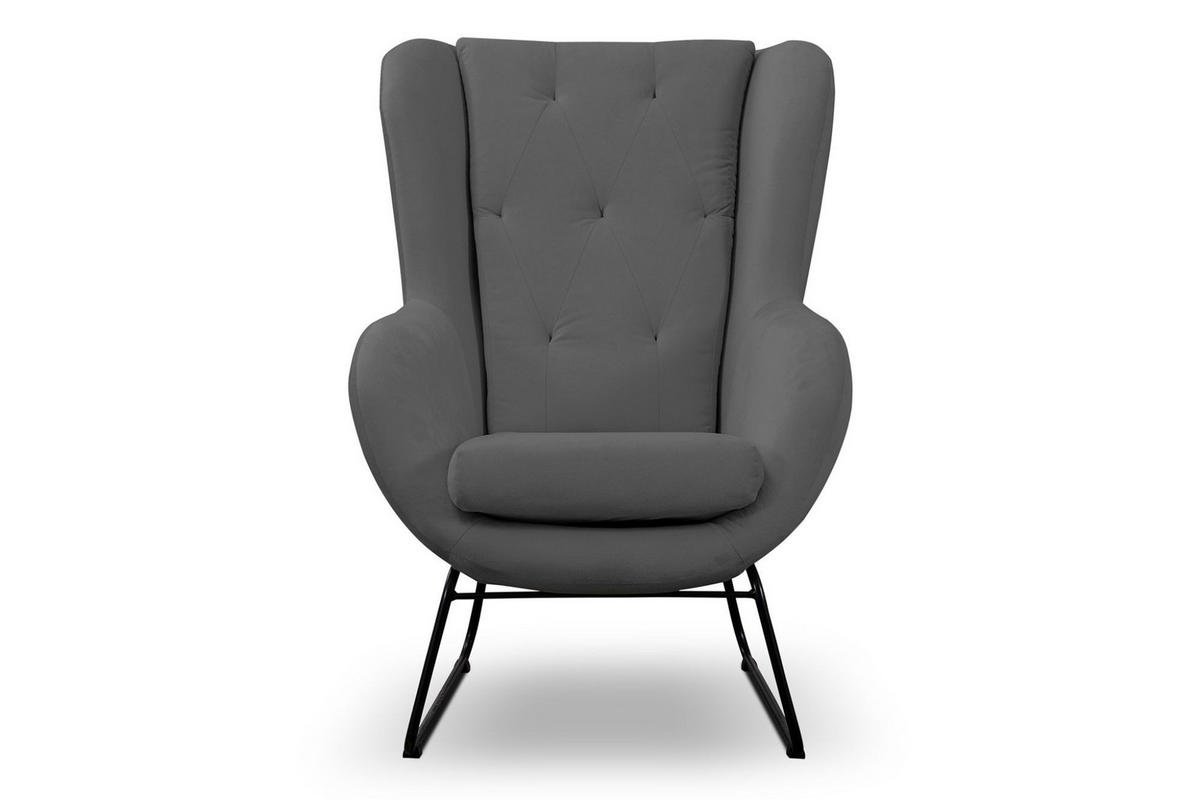 SESSEL Artemis In Kronos - Hellgrau, Holzwerkstoff/Textil (80/105/100cm) - Fun Möbel