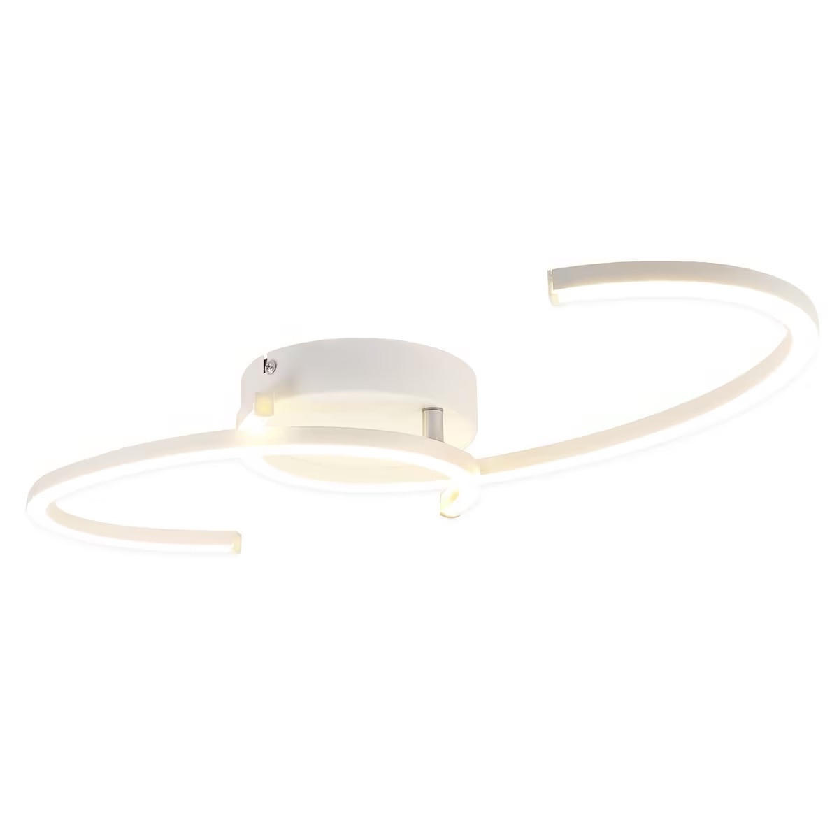 LED-DECKENLEUCHTE Zornhainbach 61.6/7.0/23.0 cm - Weiß, Metall (23/61.6/7cm) - ZMH