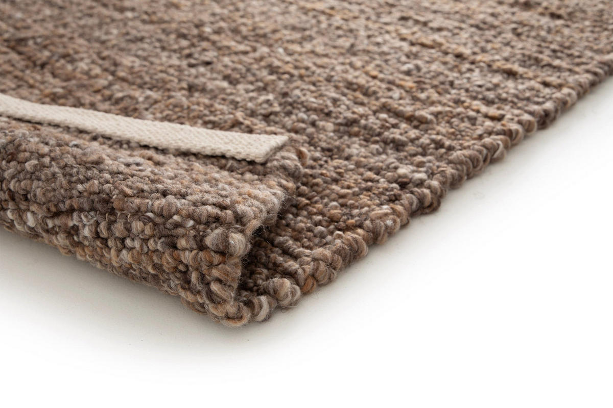 SCHLINGENTEPPICH im natürlichen Stil bruin - Braun, Textil (200/290cm) - AFK Living