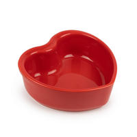 AUFLAUFFORM For You Herzform 2er Set Keramik Rot Spülmaschinenfest - Rot, Keramik (13.2/13.4/4.7cm) - PEUGEOT