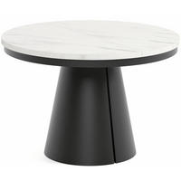 TISCH Schwarz ALMA Ausziehbar 120/196 cm - Schwarz, Holzwerkstoff (2/120/76cm) - Sepro Meble