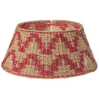 WEIHNACHTSBAUMKRAGEN 28 cm Naturfarben Glace - Naturfarben, Naturmaterialien (28cm) - Beliani