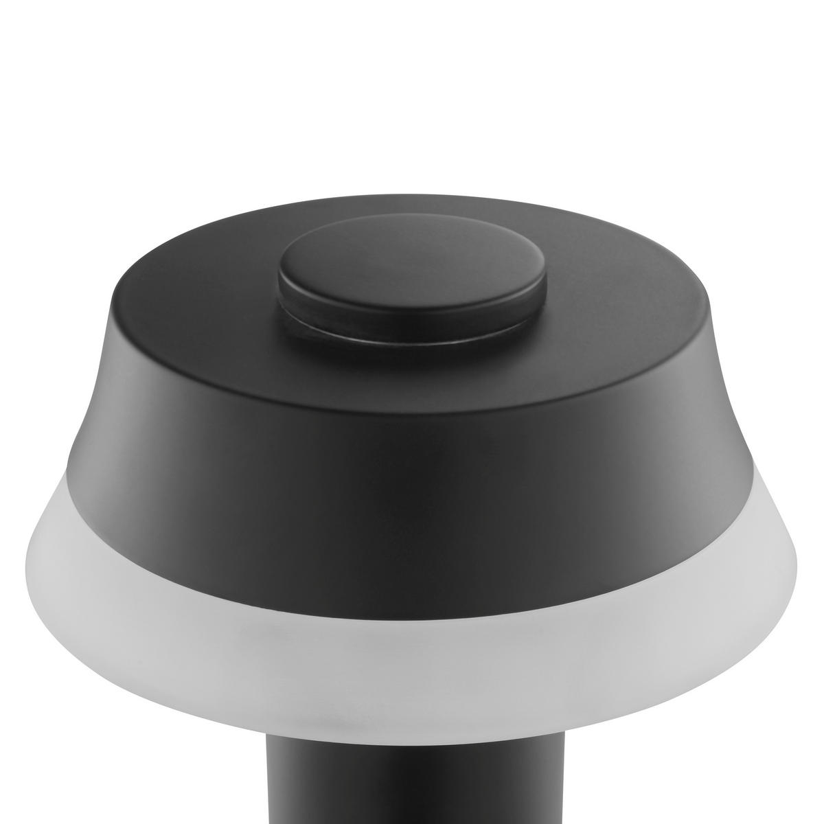 TISCHLEUCHTE Kinich Schwarz/Weiß 15/15/16,5 cm - Multicolor, Metall (15/15/16.5cm) - Brilliant