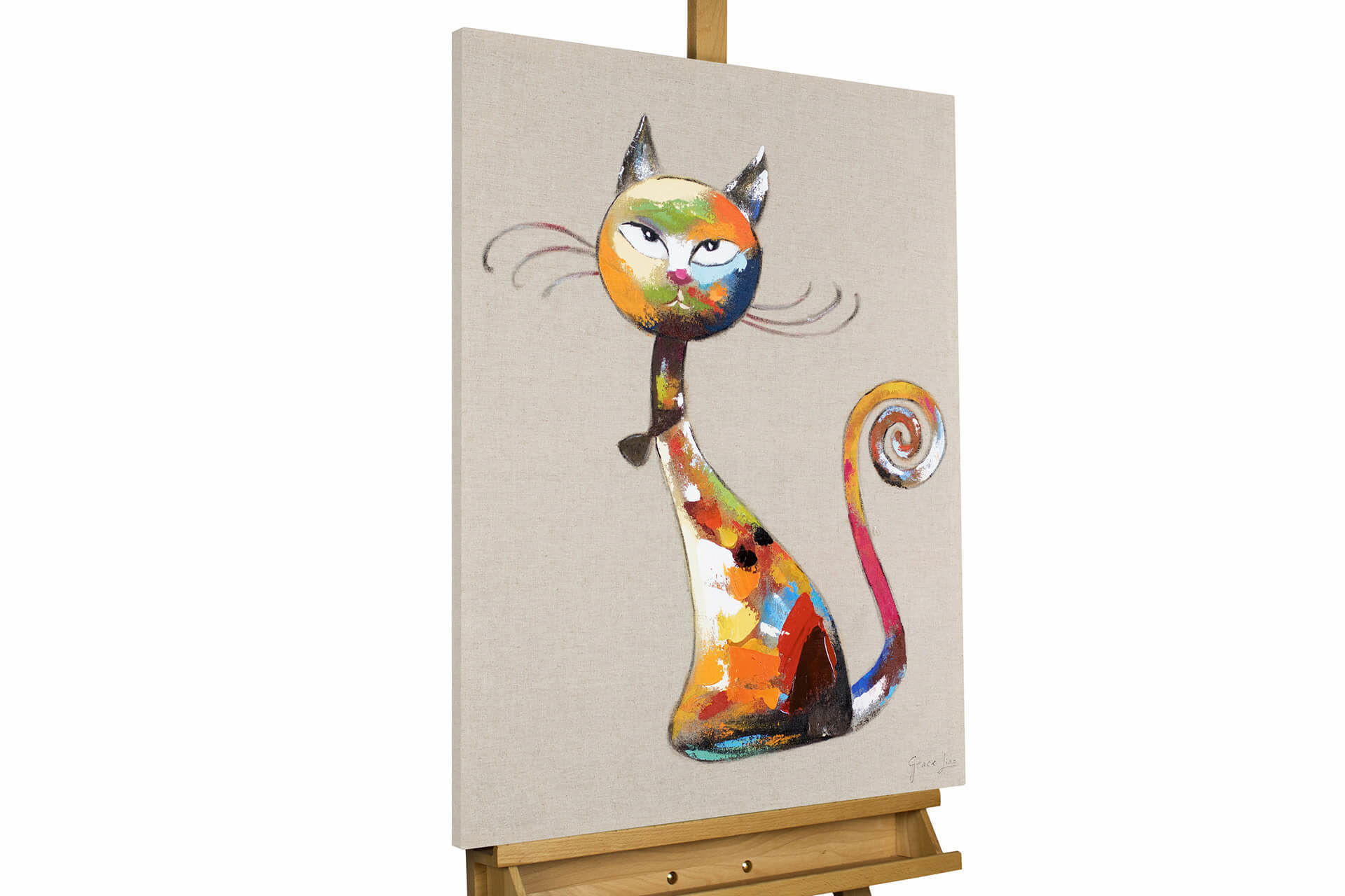 KUNSTLOFT OLEJOMALBA 60/80 cm, Zvířata