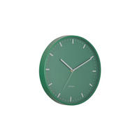 WANDUHR Cool Retro Grün 4/30/30 cm - Grün, Metall (30/30/4cm) - Karlsson