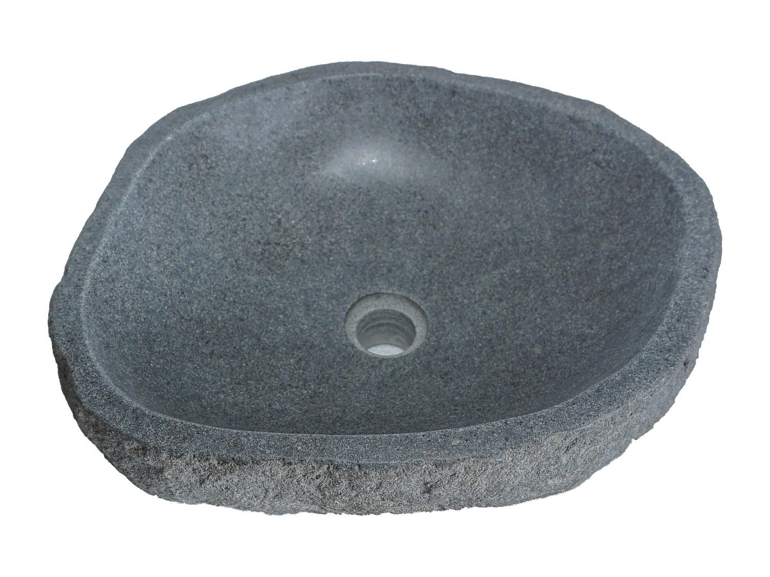 WASCHBECKEN - Stein - Grau - WATU - Grau, Stein (50/15/45cm) - Vente-Unique