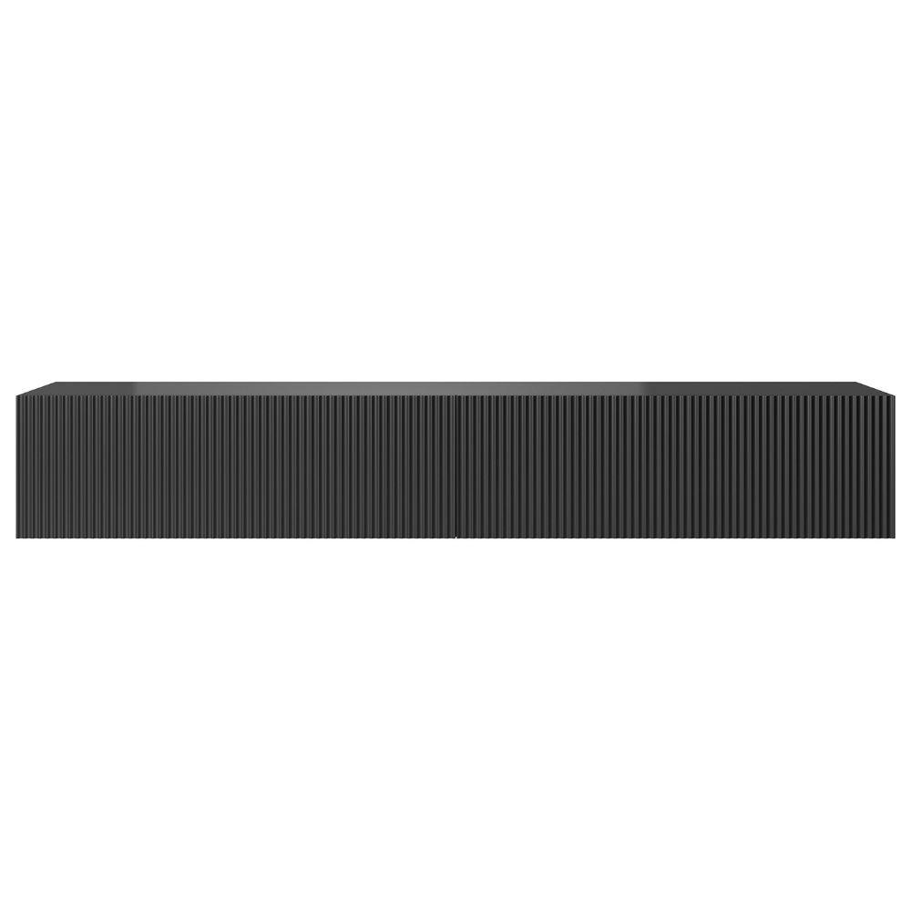 TV-HÄNGEBOARD Veldio Schwarz 175 cm - Schwarz, Holzwerkstoff (175/30/31.6cm) - Selsey