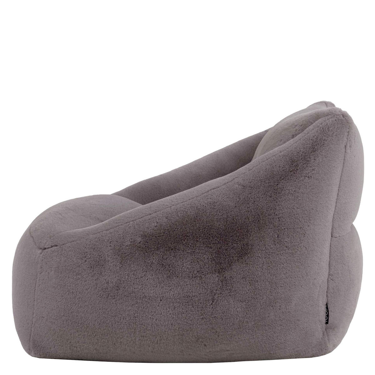SITZSACK Sessel Natalia flauschig - Grau, Textil (97/73/84cm) - icon