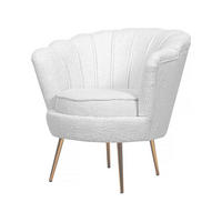 SESSEL Floria Weiß - Weiß, Textil/Metall (75/77.5/68cm) - Habitat Garten