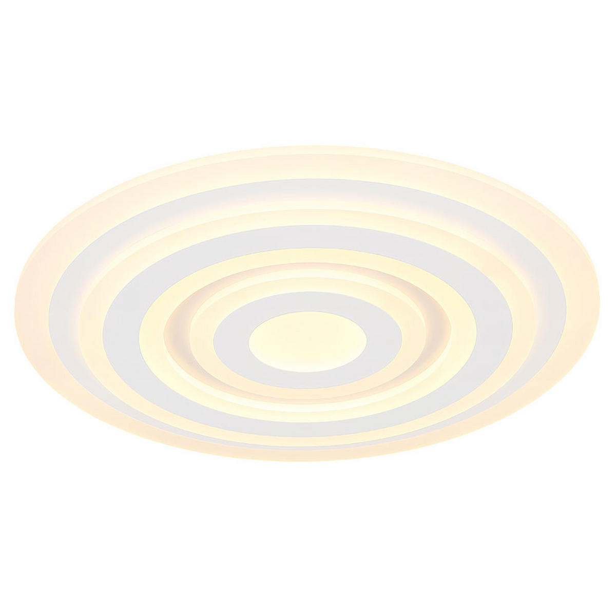 LED DECKENLEUCHTE Metall Weiß - Weiß, Metall (49/49/5cm) - Globo Lighting