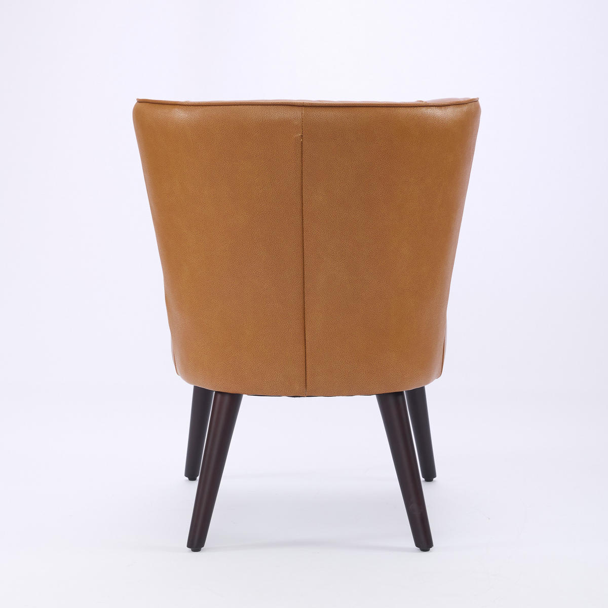 STUHL Echtleder ohne Armlehnen, DE-42325, Hellbraun - Hellbraun, Holzwerkstoff (62/72/56cm) - ComfortXL