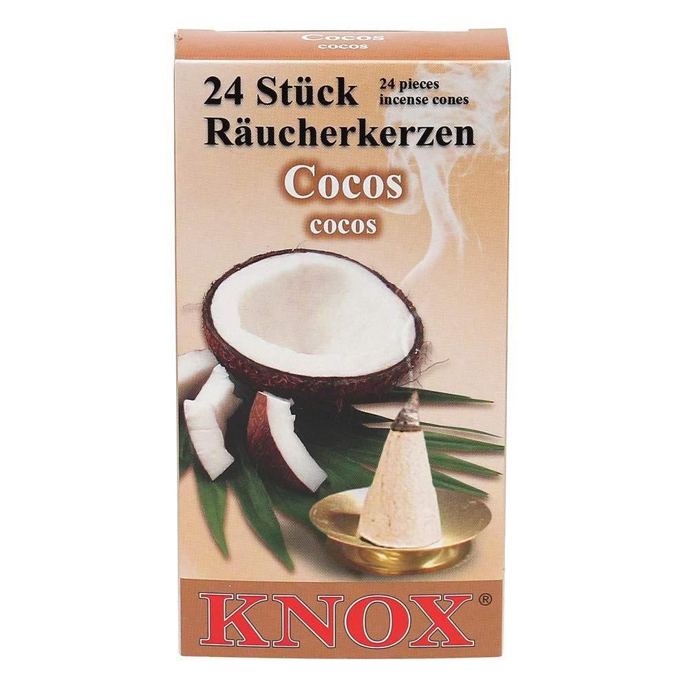 RÄUCHERKERZEN Cocos 24er Packung - Multicolor, Holz (6.5/2.3/12.5cm)