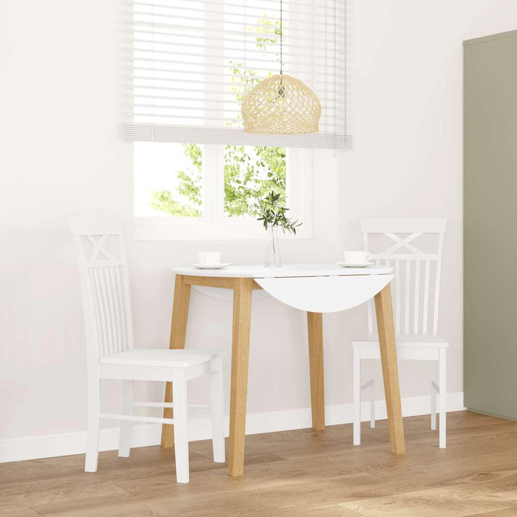STUHL-SET 2 Stk Korngrafenbach 42.5/94/53.5 cm - Weiß, Holz (42.5/94/53.5cm) - ZMH