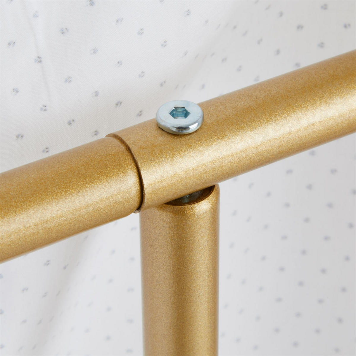 HERRENDIENER CAMILO gold - Goldfarben, Metall (45/107/36cm) - IDIMEX