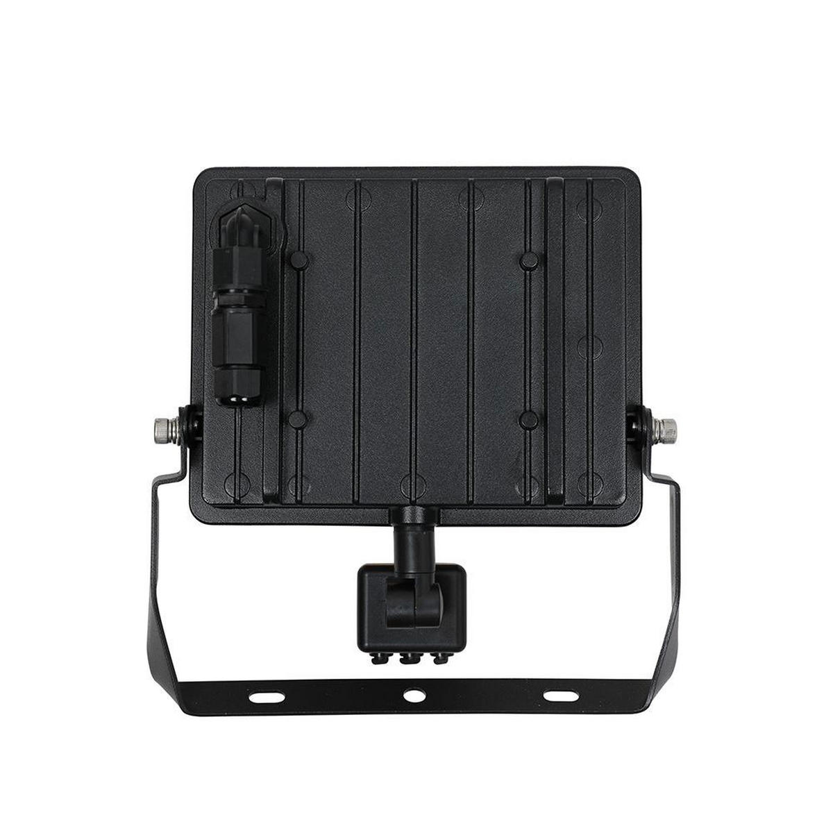 LED WANDSTRAHLER Schwarz Metall - Schwarz, Metall (22.4/8.9/18.4cm)