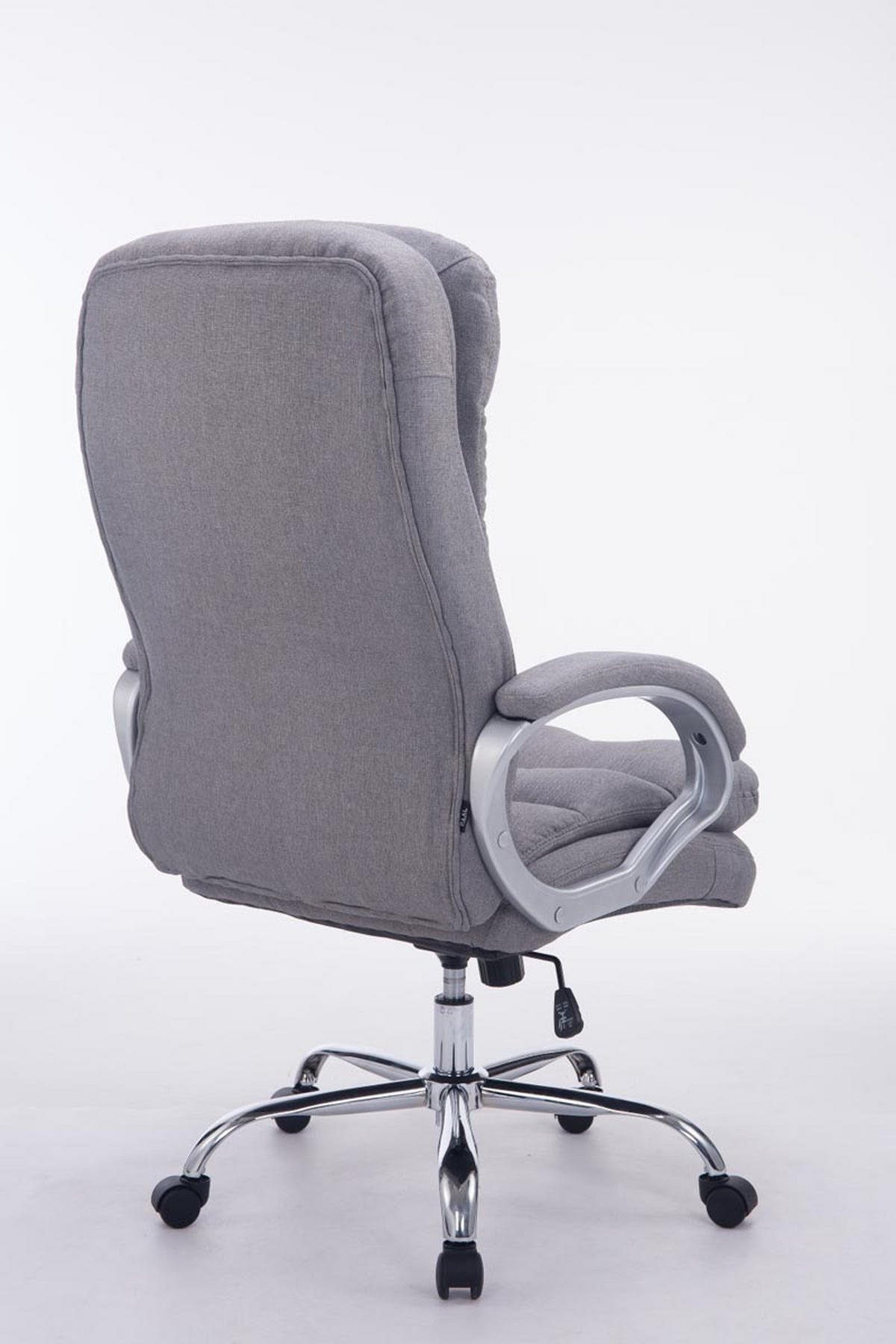 BÜROSTUHL BIG Vancom, Stoff Grau - Grau, Textil/Metall (77/122/77cm) - TPFLiving