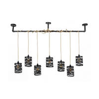 HÄNGELAMPE ALMAS Schwarz Metall - Schwarz, Metall (15/157/150cm) - KAWOLA