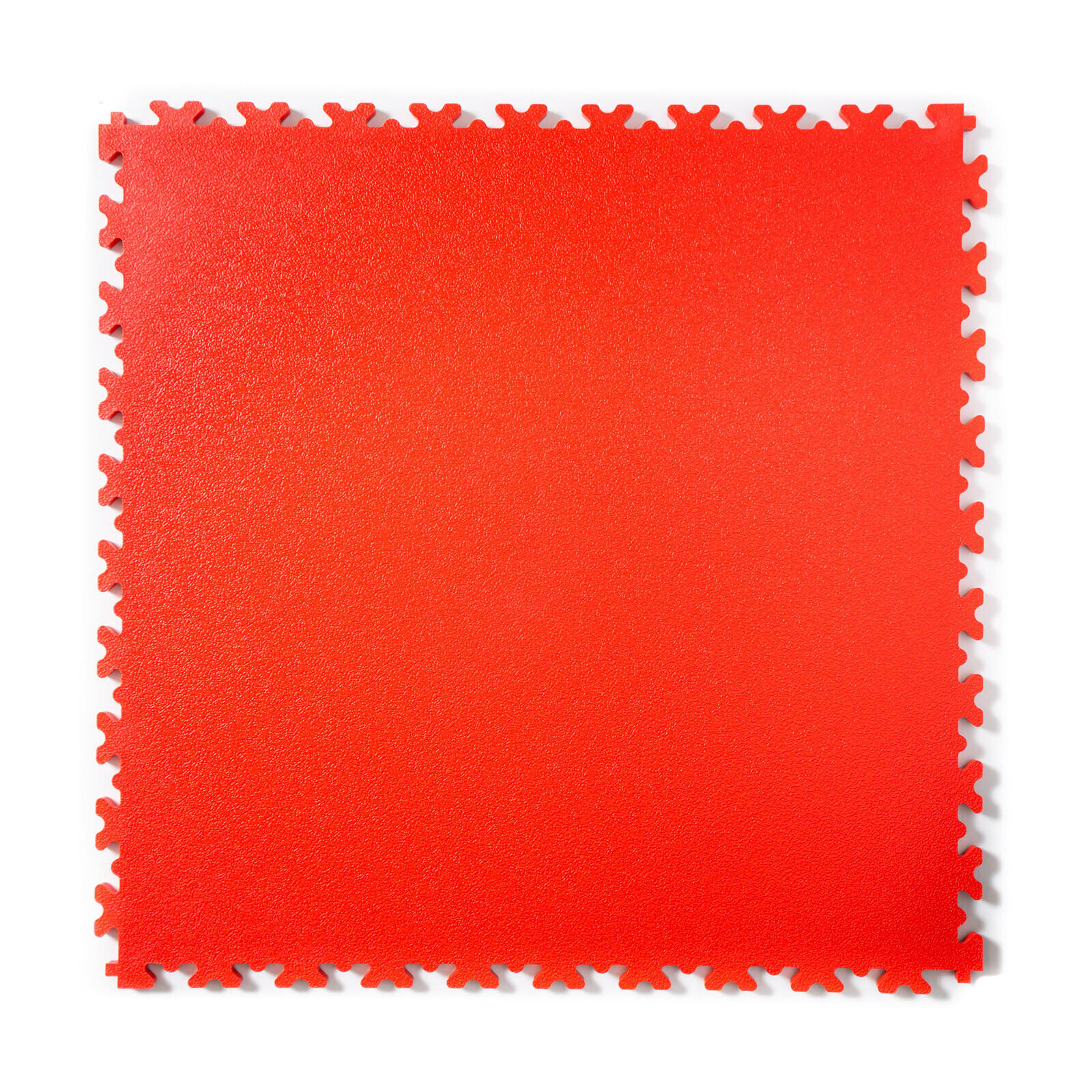 PVC-FLIESEN für Garage, Werkstatt, Sporthalle - Rot - Los von 1 m² - Rot, Kunststoff (50/50/1.1cm) - MOSAIK FLOOR