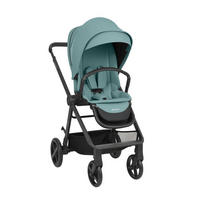 KOMBIKINDERWAGEN Mia 3 in 1 grün Babywanne Babyschale Wickeltasche Matratze - Grün, Metall (72/53/99cm) - Kikka boo
