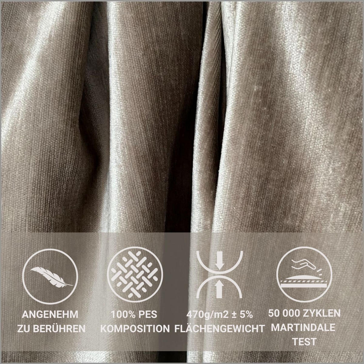 BOXSPRINGBETT Dove Beige 160/200 cm mit Matratzen und Topper - Beige/Schwarz, Holz/Holzwerkstoff (160/200cm) - Maison de Reve
