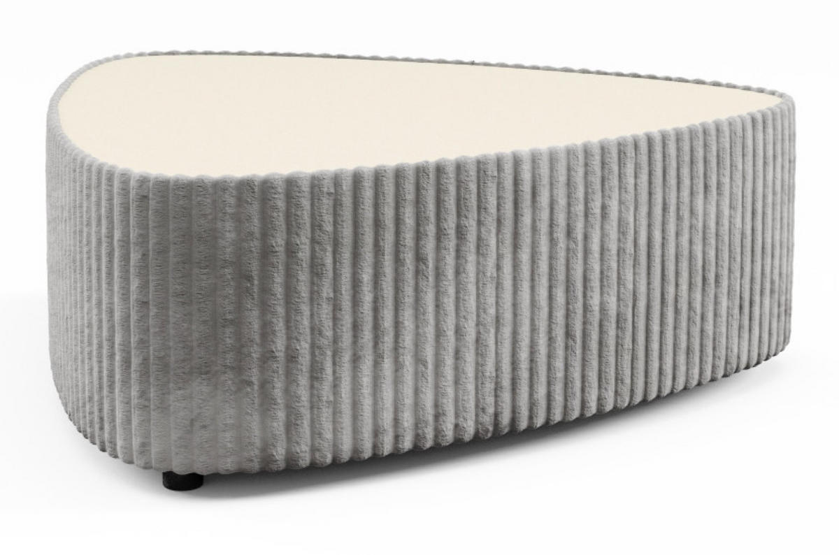 COUCHTISCH Hellgrau MIJA Gepolstert Tilia 1x1x42 cm - Grau, Holzwerkstoff (1/1/42cm) - Sepro Meble
