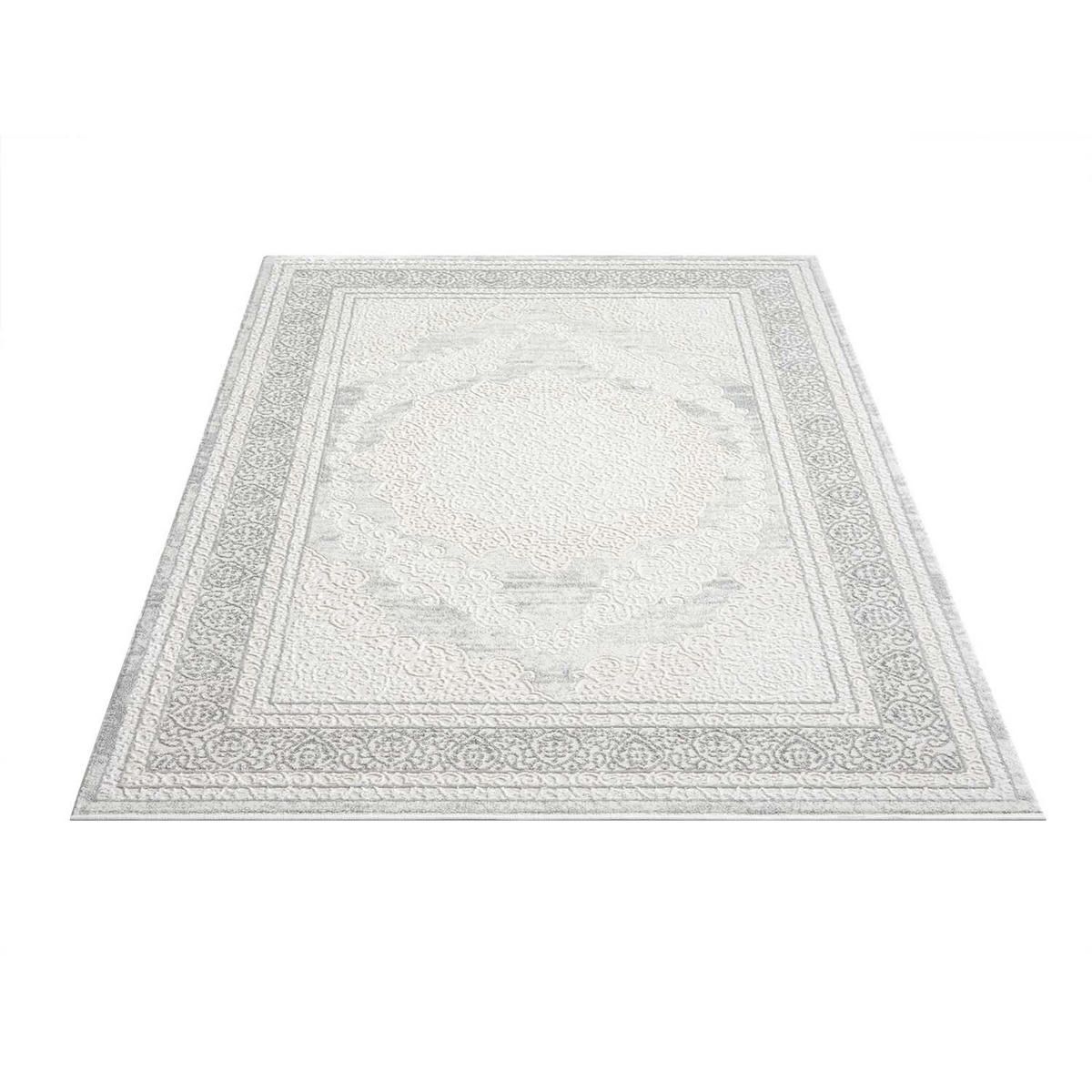 KURZFLOR-TEPPICH Antik 209 Grau 120x170 cm - Grau, Textil (120/170cm) - carpet city