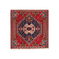 ORIENTTEPPICH handgeknüpft Gashgai Rot 61/61 cm Schurwolle - Rot, Textil (61/61cm) - Looma