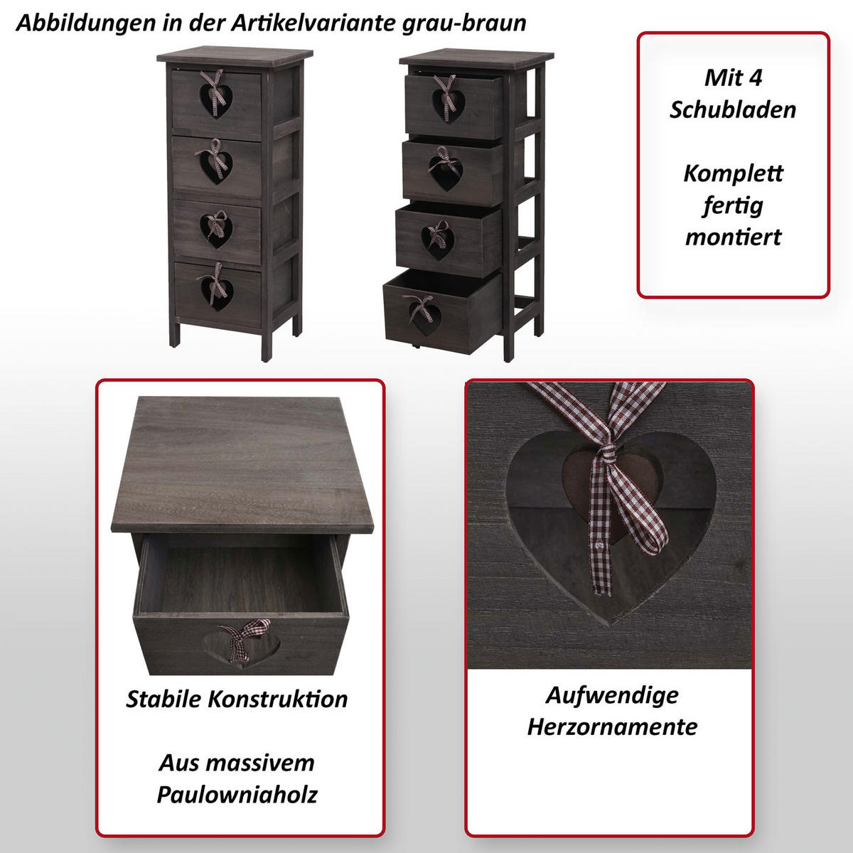 KOMMODE Weiß - Weiß, Holz (29/70/25cm) - MCW