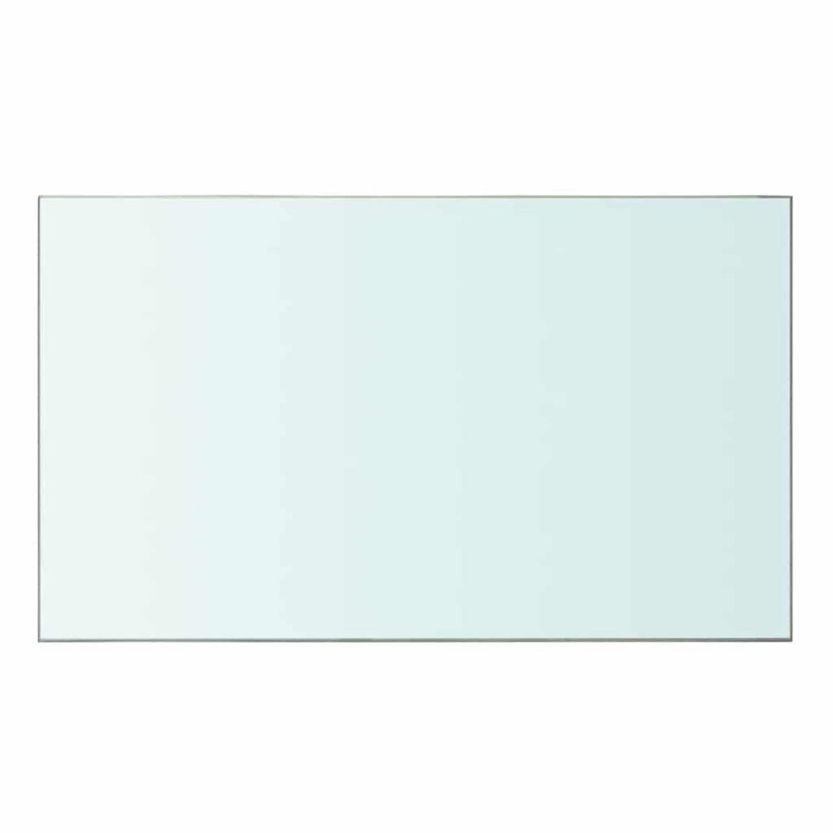 REGALBODEN Glas Transparent 50/30 Cm - Transparent, Glas (30/0.8/50cm) - vidaXL