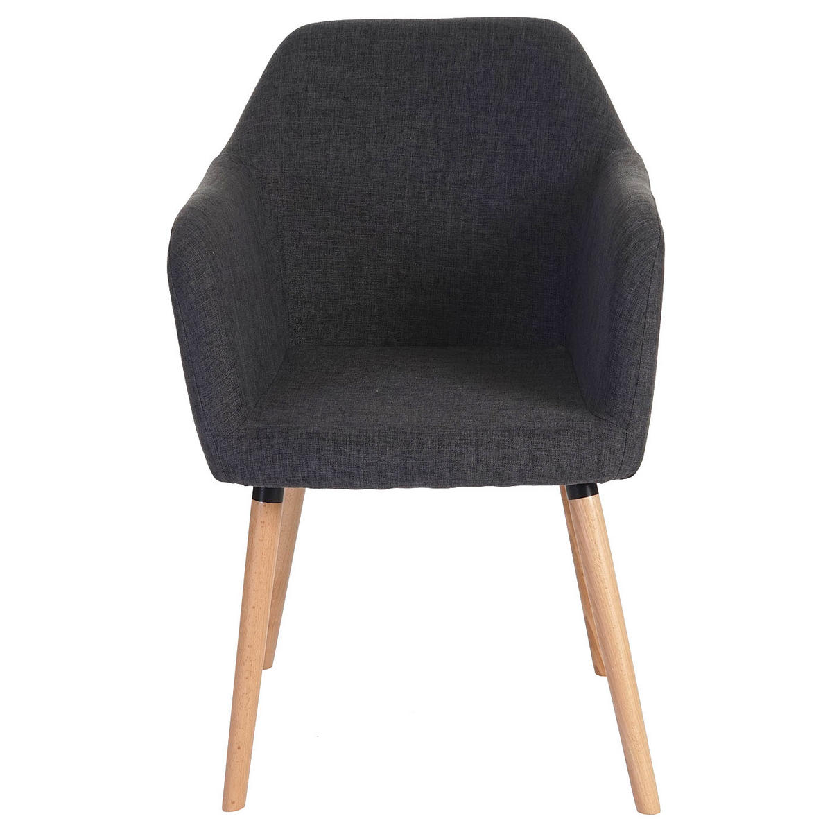 ESSZIMMERSTUHL Grau, Schwarz 6er-Set - Schwarz/Grau, Textil (58/88/64cm) - MCW