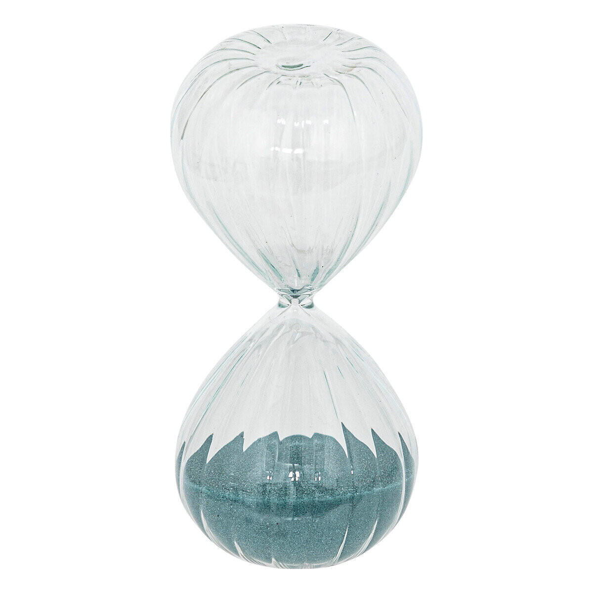 SANDUHREN Sabi 15 cm, 3er-Set - Blau, Glas (6.3/6.3/14cm) - Atmosphera Createur d´interieur