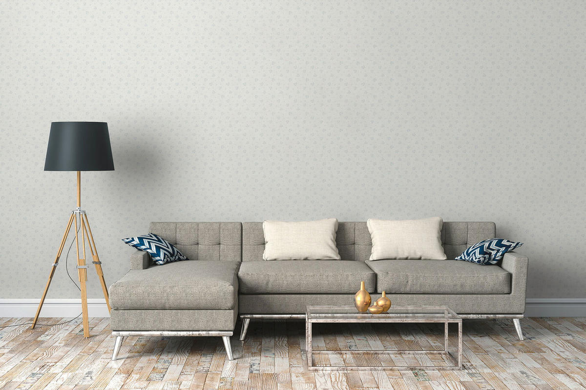 VLIESTAPETE Grau 53/1005 cm - Grau, Kunststoff/Textil (53/1cm) - KUNSTLOFT
