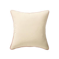 KISSEN Ines Cream/Terracotta 45/45 cm - Terracotta/Creme, Textil (45/45/15cm) - benuta