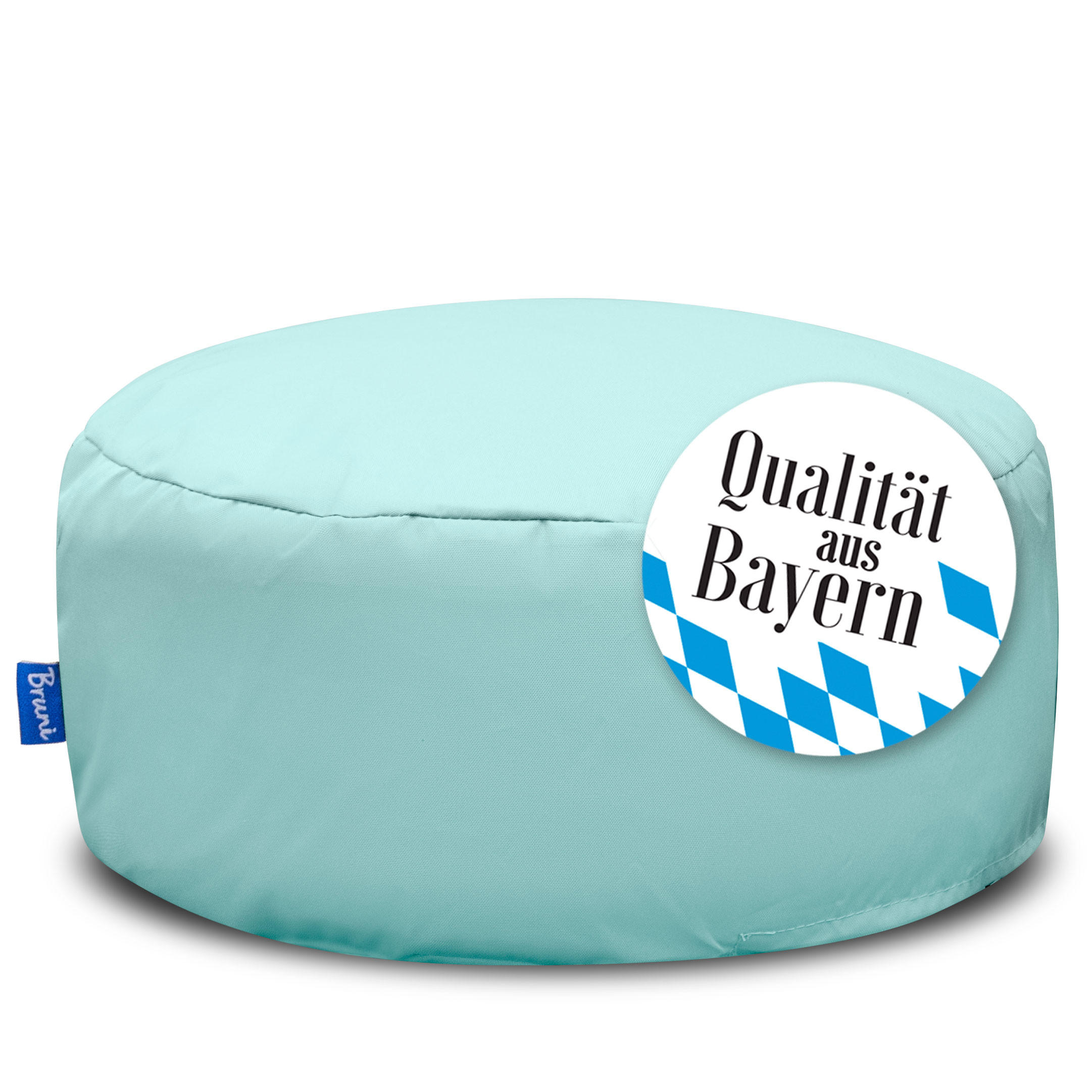POUF M minzgrün - Mintgrün, Textil (500/200/500cm) - Bruni