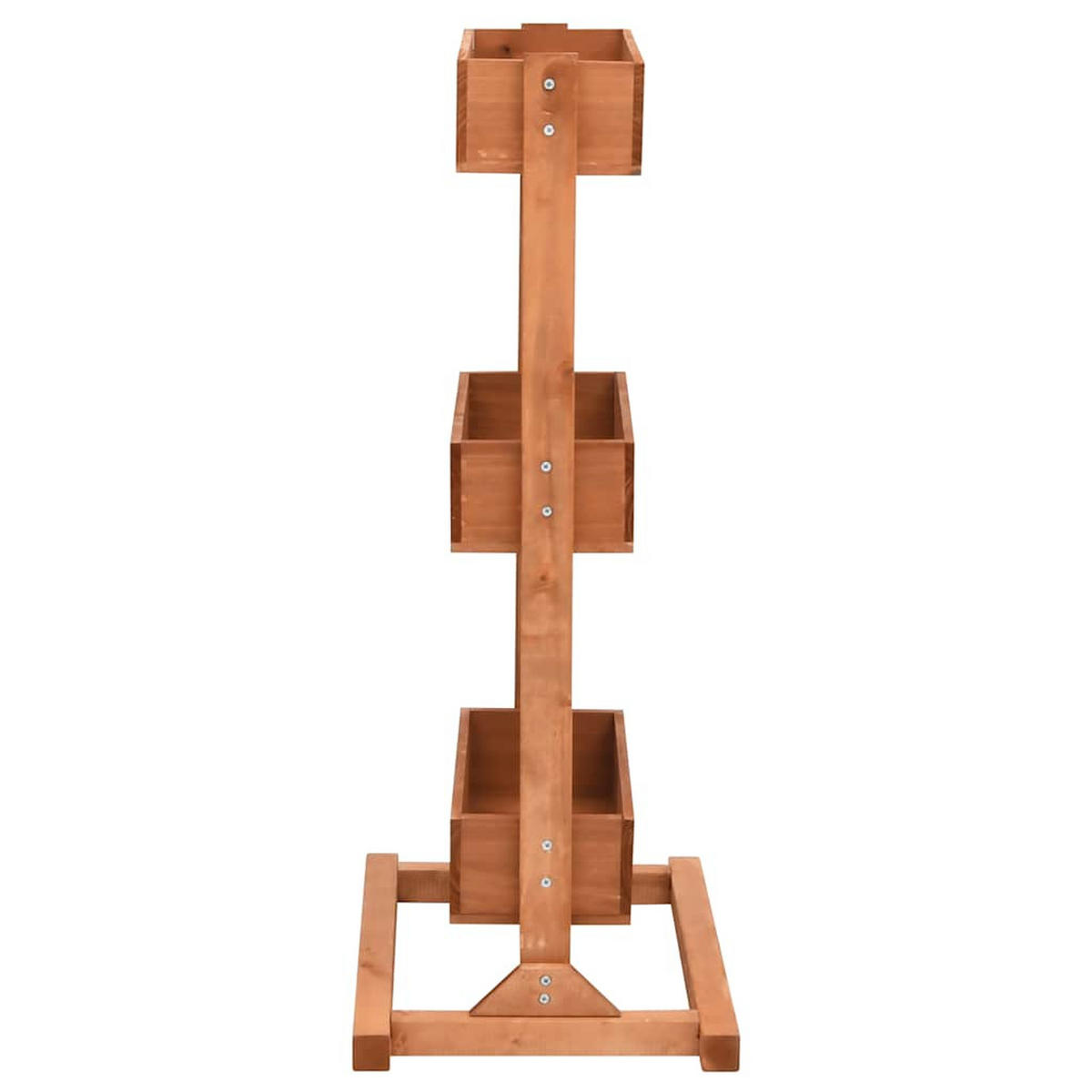 PFLANZKÜBEL 52/30/78 Cm Tannenholz - Braun, Holz (52/78/30cm) - vidaXL