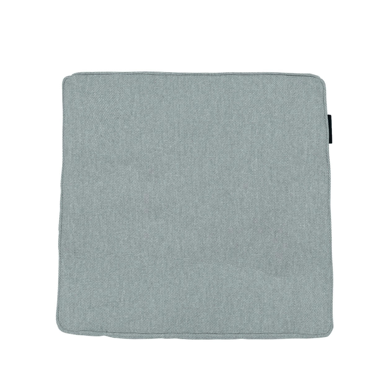 SITZKISSEN Canvas 40/40 cm 4er-Set - Silberfarben, Textil (40/7/40cm) - Madison