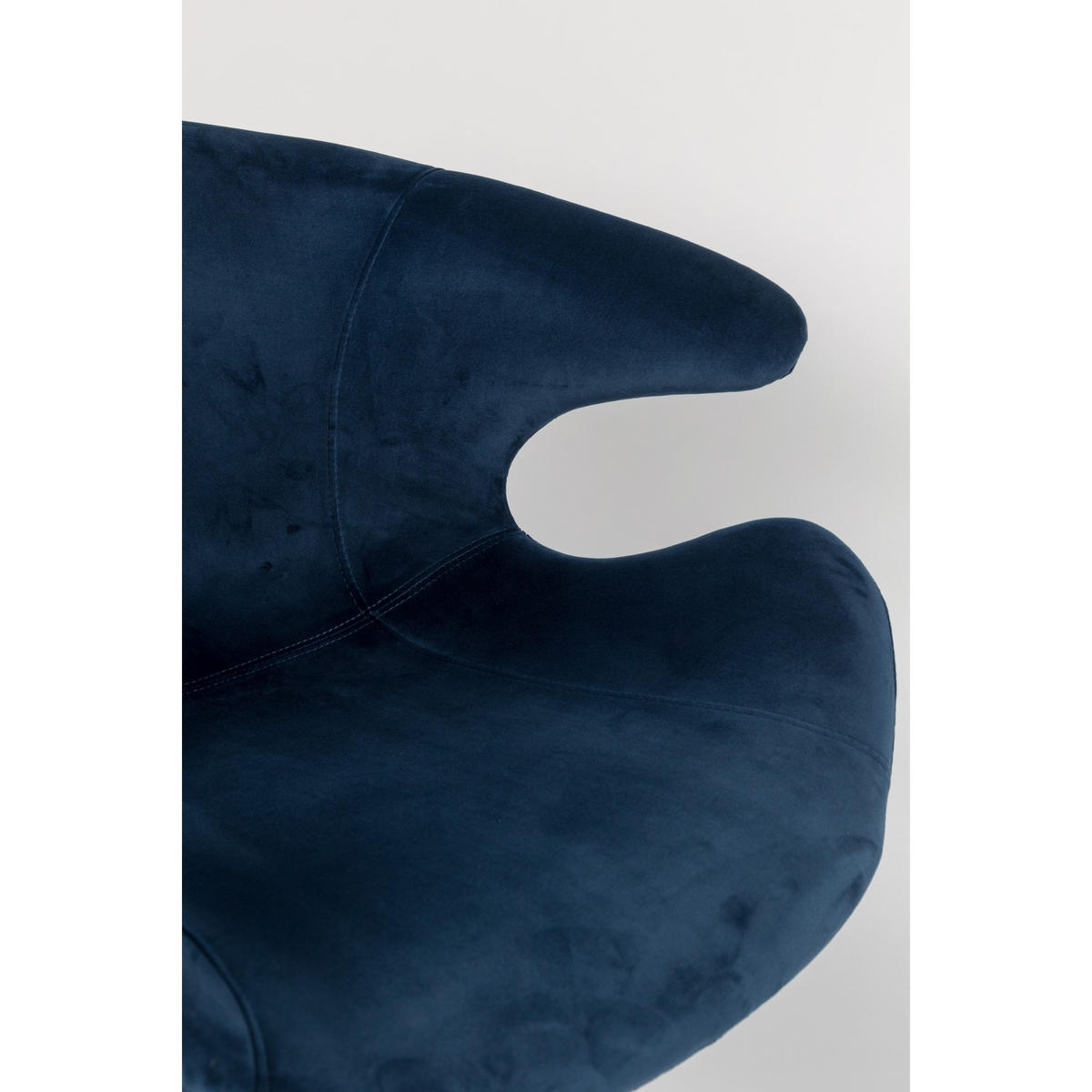 ESSZIMMERSTUHL Mia Blau - 2 er Set - Blau, Textil (63/78.5/62cm) - Zuiver
