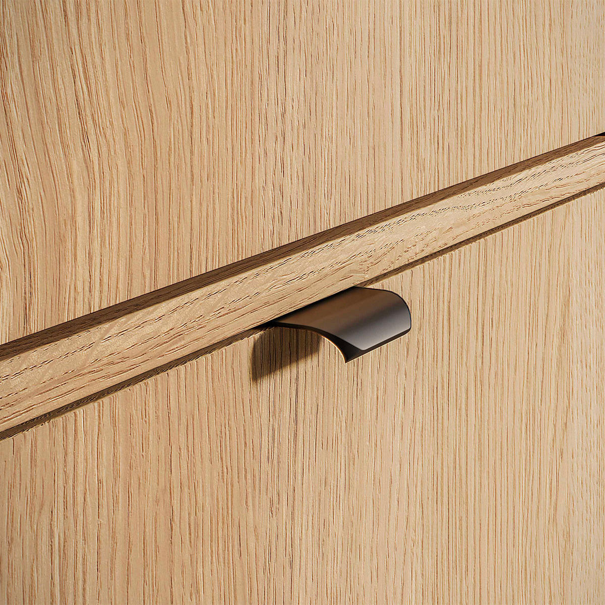 VITRINA Nila Les - rjava, leseni material (54/190/40cm) - Petits-meubles