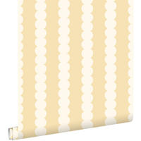 TAPETE grafisches Muster 0.53 x 10.05 m - Gelb, Papier (53/1000cm) - ESTAhome