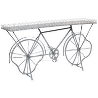 KONSOLENSTISCH Fahrrad aus Metall 177x41x92 cm Grau - Grau, Metall (41.28/177.17/92.71cm) - Wanderlust