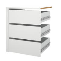 SCHUBLADENEINSATZ, Catania, Weiß, Holzwerkstoff, 70 x 55 x 57 cm - Weiß, Holzwerkstoff (70/57/55cm) - ebuy24