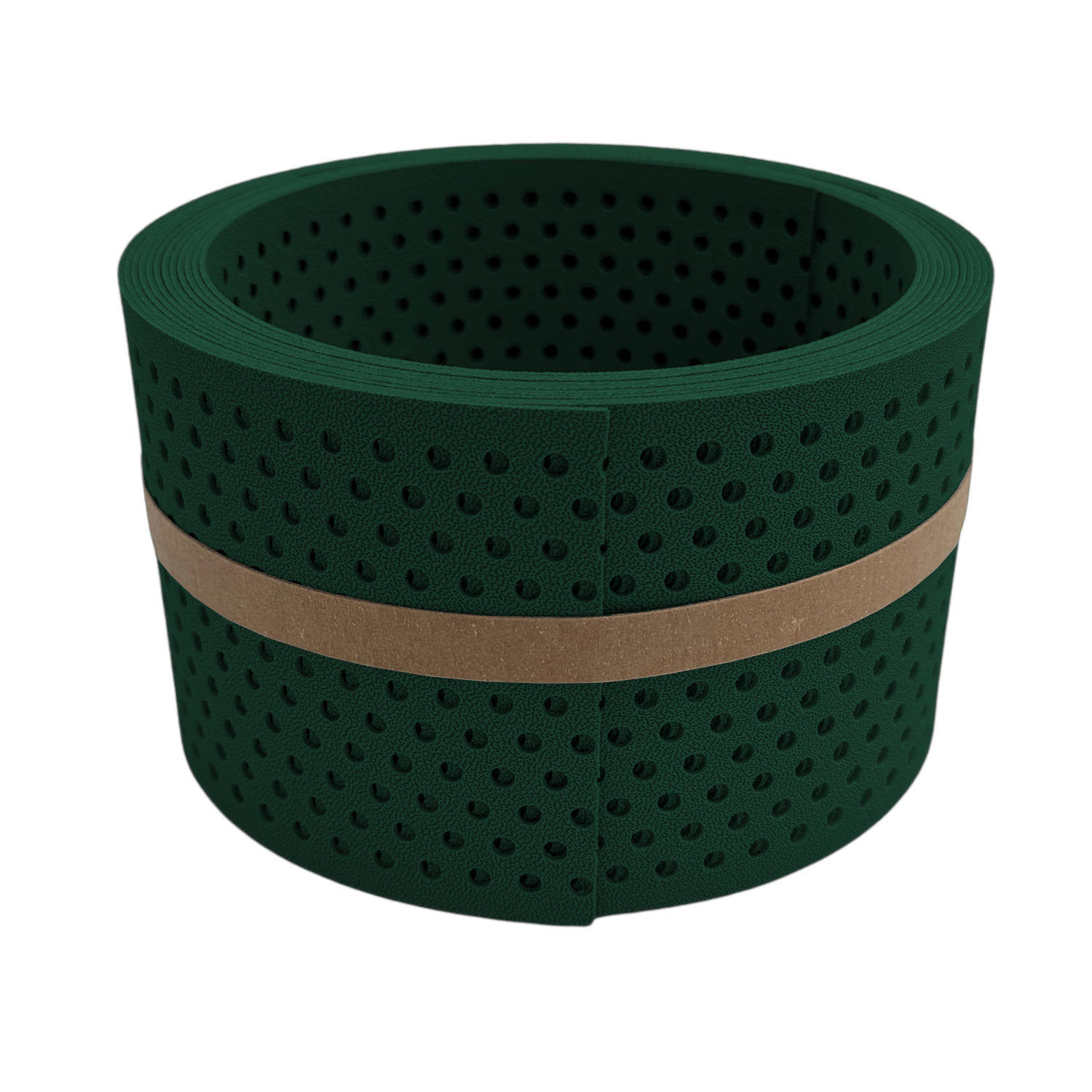 SICHTSCHUTZSTREIFEN Premium Halbe Set gelocht Einzelstreifen Grün 2,55m - Grün, Kunststoff (255/9.5cm) - ZAUN|ZU