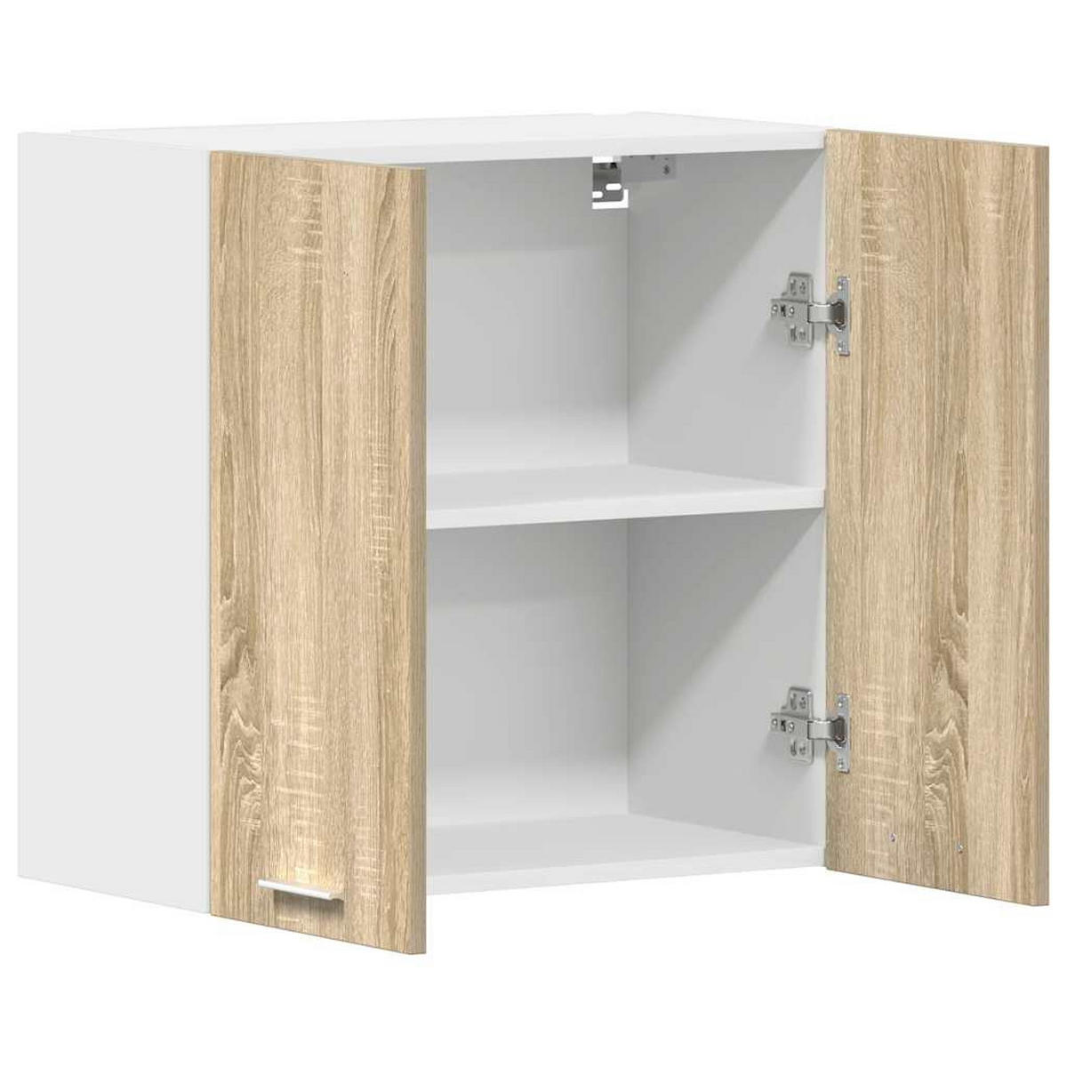 KÜCHENOBERSCHRANK Lyon mit 2 Türen 60/31/60 cm aus Holzwerkstoff Sonoma-Eiche Dekor - Sonoma Eiche, Holz (60/60/31cm) - vidaXL