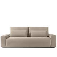 3-SITZER SCHLAFSOFA MOLLIS, Corduroy, Beige - Beige, Holz/Holzwerkstoff (250/93/108cm) - KONSIMO®
