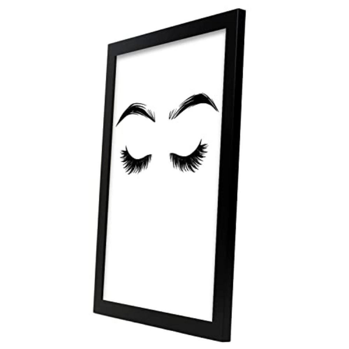 POSTER Set mit 4 Coco TypografieStil A3 Schwarzer Rahmen - Schwarz, Papier (29.7/3cm) - Nacnic