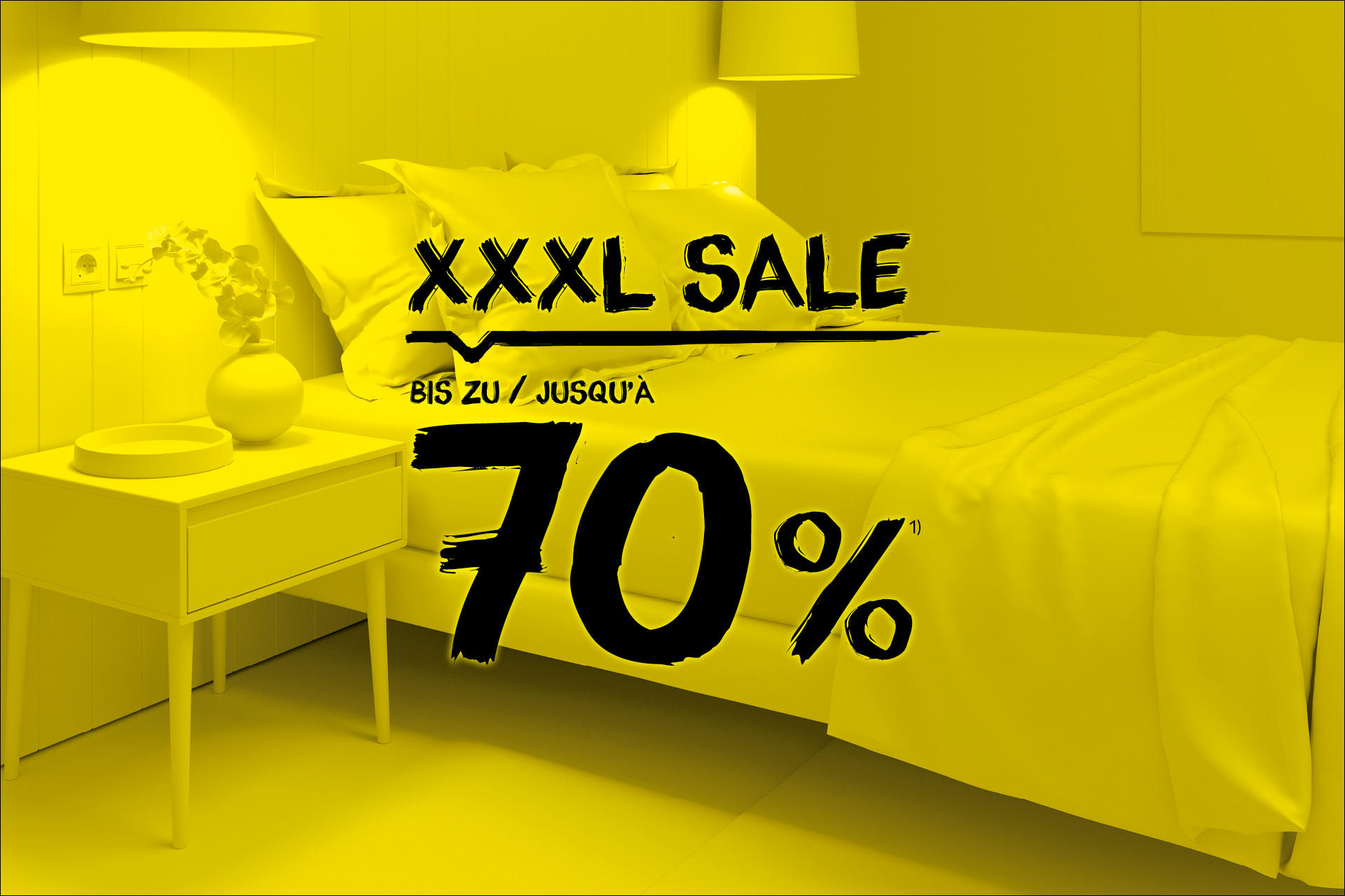 XXXL Sale - Bis -70%